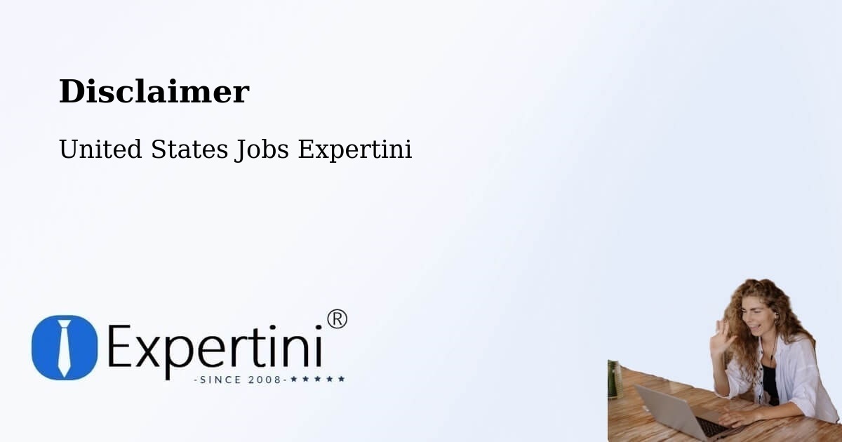 Disclaimer – Florida - United States Jobs Expertini